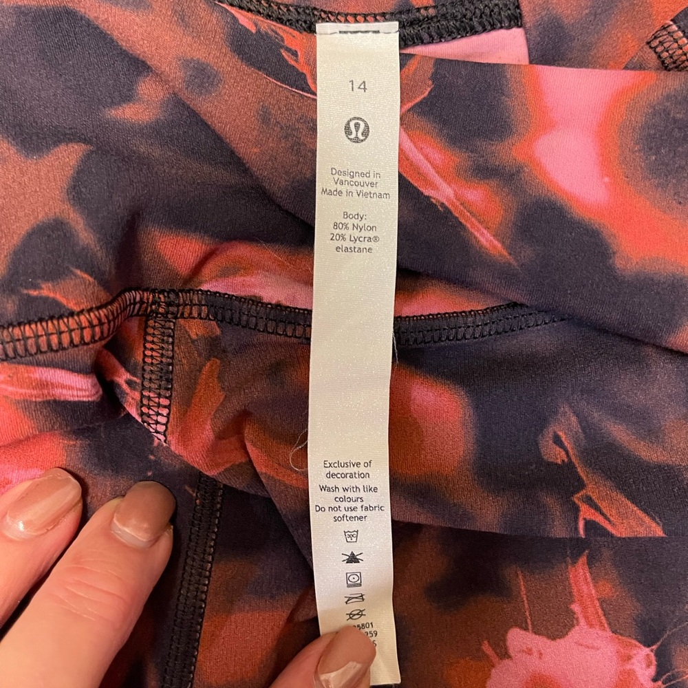 Lululemon Align High Rise Pant 28" Intensity Pink Blossom - Picture 3 of 5